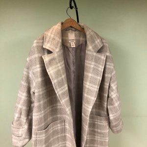 Ladies H & M Wool Blend Coat Size Large